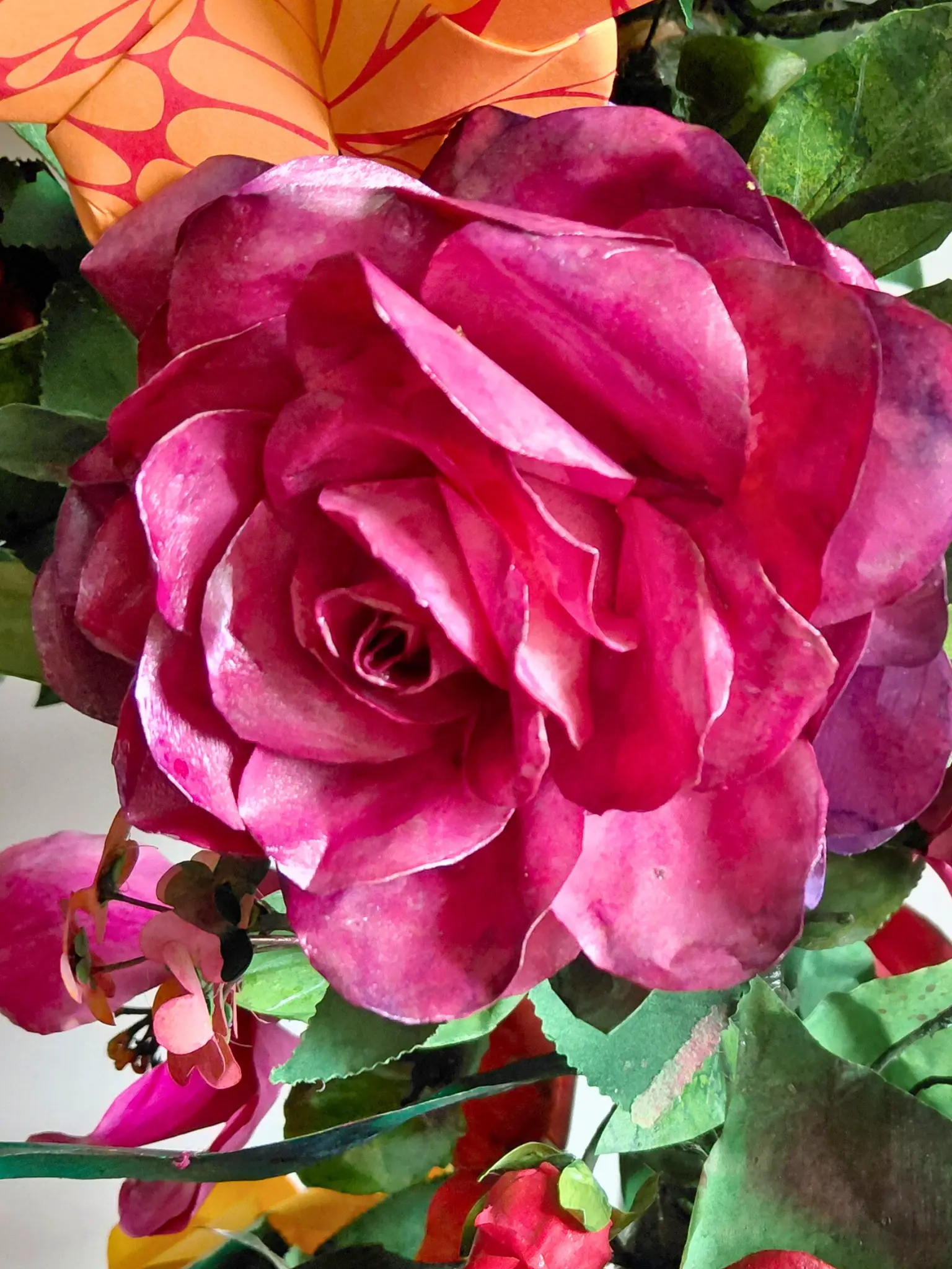 roses handmade paper flowers